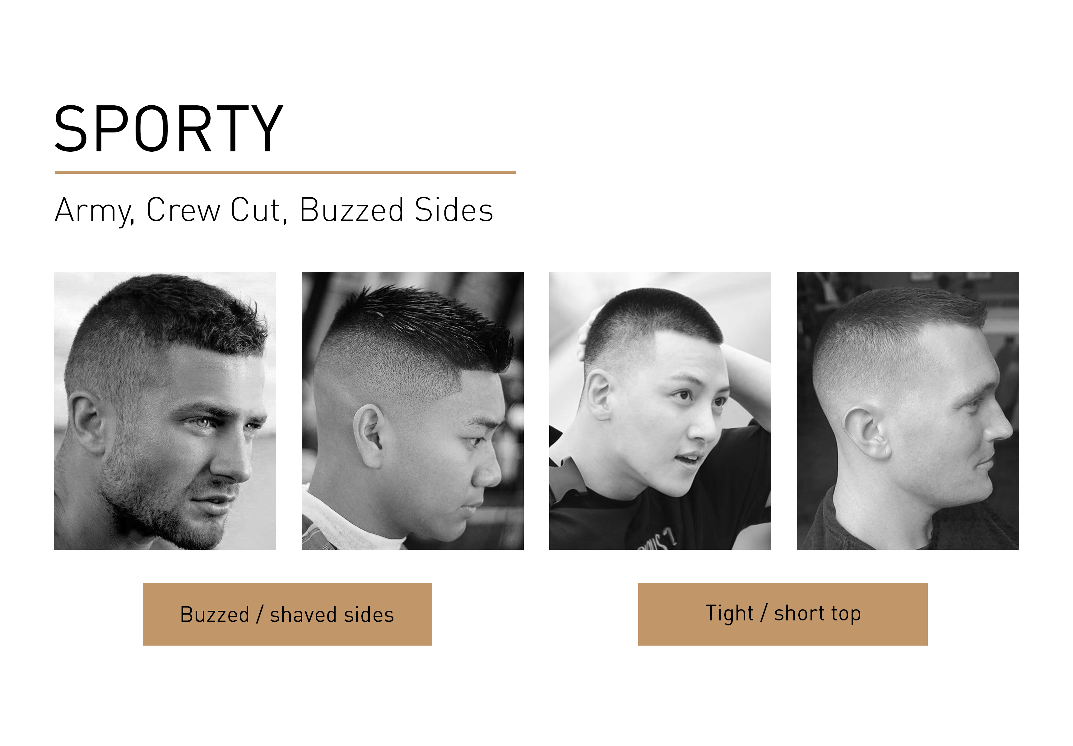 Bruno’s Barbers Hairstyle Guide Bruno's Barbers